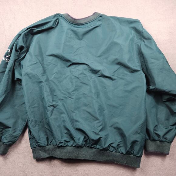 Vintage Cutter & Buck Windbreaker Pullover Green Mens 2XL DOMINION Energy - Picture 8 of 10
